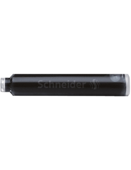 TINTA ESTILOGRAFICA SCHNEIDER CAJA 6 CARTUCHOS NEGRO