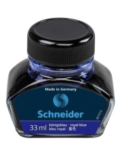 TINTA ESTILOGRAFICA SCHNEIDER FRASCO 33 ml AZUL