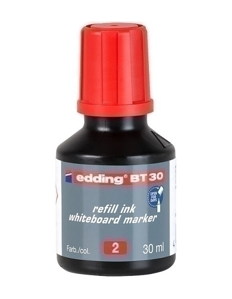 TINTA ROTULADOR EDDING PIZARRA FRASCO 30 ml BT30 ROJO