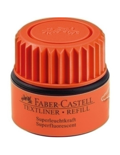 TINTA ROTULADOR FABER-CASTELL FRASCO 30 ml TEXTLINER 48 NARANJA