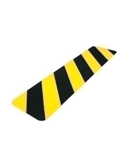 TIRA ANTIDESLIZANTE TARIFOLD PARA ESCALERAS 150x610 mm AMARILLONEGRO BOLSA DE 1