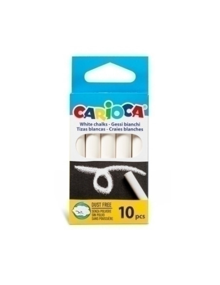 TIZAS BLANCAS CARIOCA CAJA de 10