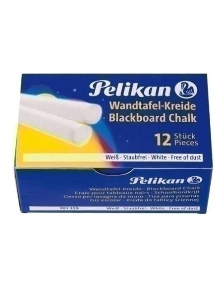 TIZAS BLANCAS PELIKAN ESTUCHE DE 12