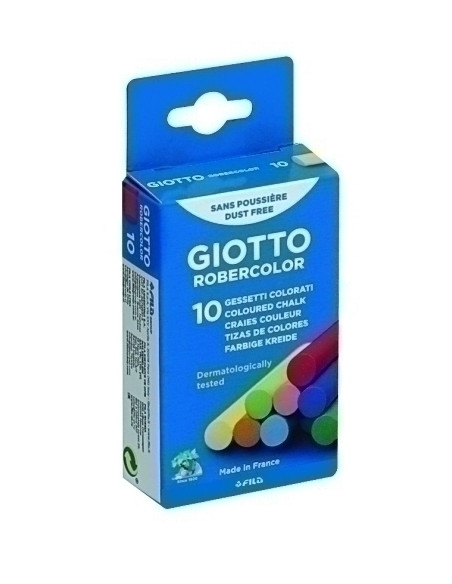 TIZAS de COLORES GIOTTO ROBERC CAJA C10