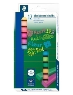 TIZAS de COLORES STAEDTLER NORIS CLUB ESTUCHE de 12