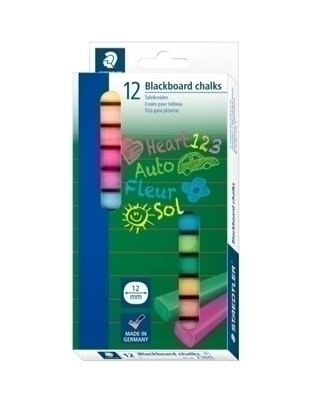 TIZAS de COLORES STAEDTLER NORIS CLUB ESTUCHE de 12