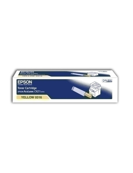 TONER EPSON S050316 ACULASER CX21N21NF AMARILLO 5000 PÁG