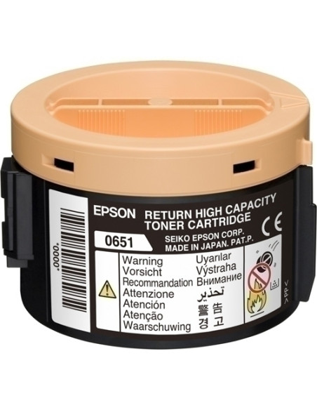 TONER EPSON S050651 ACULASER M1400MX14 NEGRO 2200 PÁG