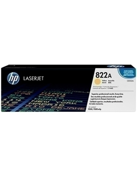 TONER HP N 822A C8552A LASERJET COLOR 95009500N9500GP9500HDN9500MFP AMARILLO 25000 PÁG