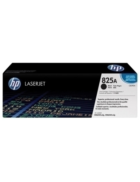 TONER HP N 825A CB390A LASERJET COLOR CM6030MFPCM6040MFP NEGRO 19500 PÁG