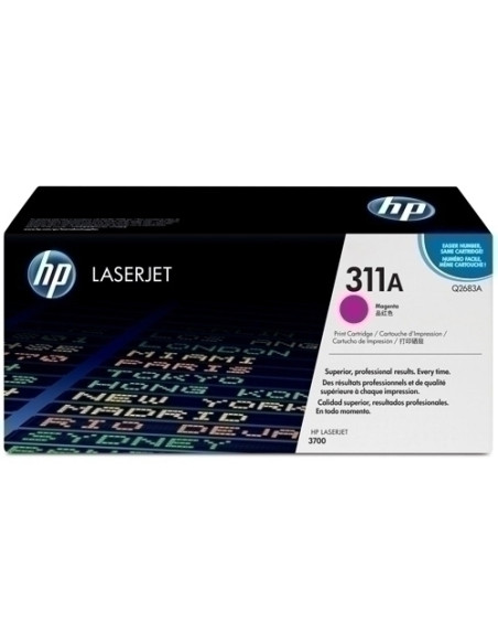TONER HP N 311A Q2683A LASERJET COLOR 3700 MAGENTA 6000 PÁG