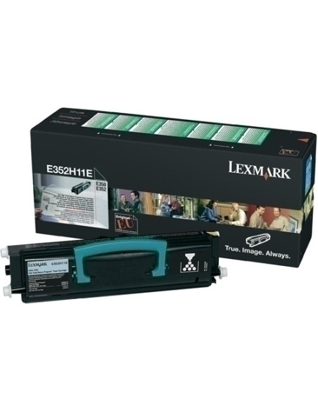TONER LEXMARK NEGRO E350352 9000 PÁG