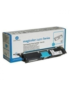 TONER MINOLTA MAGIC COLOR 2400W CIAN ALTA CAPACIDAD 4500 páginas REF A00W332