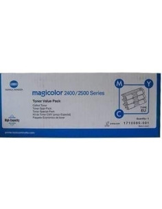 TONER MINOLTA MAGIC COLOR 2400W KIT 3 COLORES ALTA CAPACIDAD