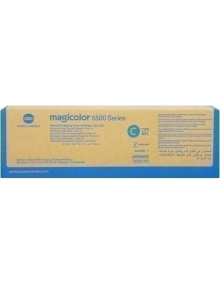 TONER MINOLTA MAGIC COLOR 55505570 CIAN 6000 pág