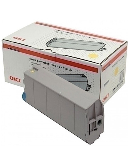 TONER OKI 41963005 C7100730073507500 AMARILLO 10000 PAG TYPE C4