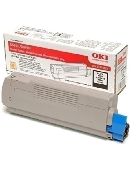 TONER OKI C555058005900 NEGRO 6000 PAG TYPE C8