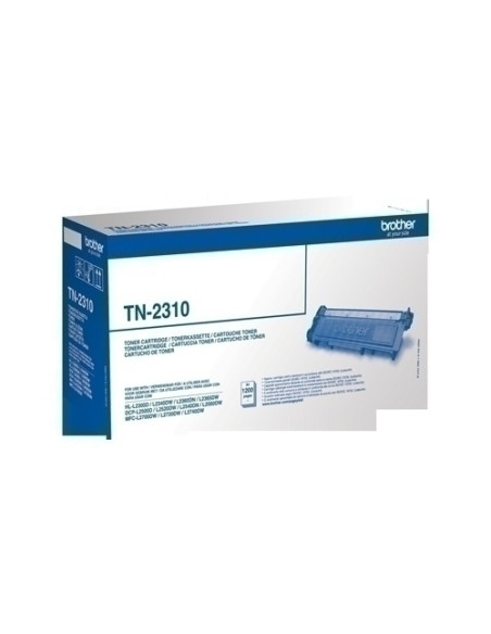 TONER BROTHER TN-2310 DCP-L2500DL2520DWL2540DNL2560DW HL-L2300DL2340DWL2360DNL2365DW MFC-L2700DWL2720DWL2740DW NEGRO 1200 PÁG