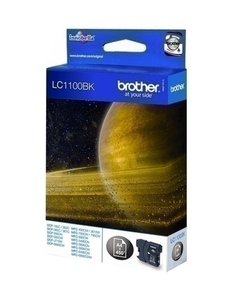 CARTIJ BROTHER LC 1100BK NEGRO  MFC-6490CW490CW990CW790CW5890CN5490CNDCP-385C6690C585CW 450 PAG