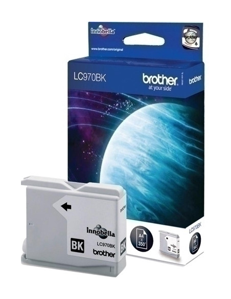 CARTUCHO INKJET BROTHER LC 970BK NEGRO MFC-135150235260 350 PAG