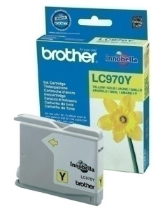 CARTUCHO INKJET BROTHER LC 970Y AMARILLO MFC-135150235260 300 PAG