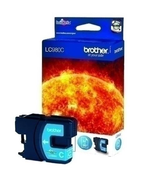 CARTUCHO INKJET BROTHER LC 980C CIAN DCP-145CDCP-165C 260 PAG