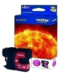 CARTUCHO INKJET BROTHER LC 980M MAGENTA DCP-145CDCP-165C 260 PAG
