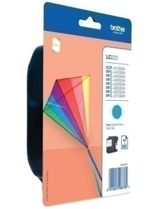 CARTUCHO INKJET BROTHER LC-223CBP CIAN DCP-J4120DW MFC-J4420DWJ4620DWJ4625DWJ5320DWJ5620DWJ5625DWJ5720DW 550 PAG