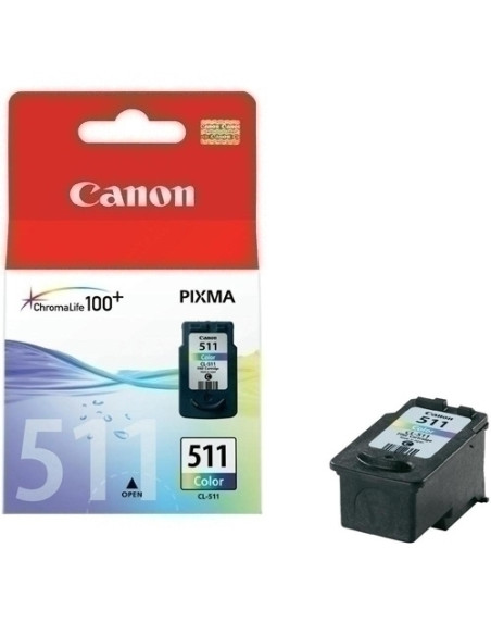 CARTUCHO INKJET CANON CL511 COLOR PIXMA MP240260480 2972B001