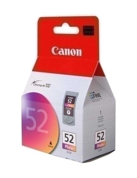 CARTUCHO INKJET CANON CL52 TINTA PHOTO COLOR IP6210D6220D 0619B001AA