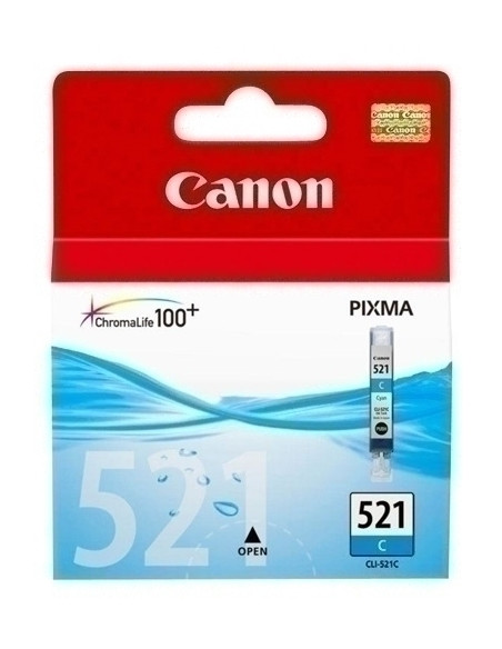 CARTIJCANON CLI-521C CIAN PIXMA MP-620630980540IP-36004600 ref 2934B001