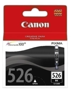 CARTUCHO INKJET CANON CLI-526BK PIXMA MG-515052508150 IP 4850 NEGRO 4540B001AA