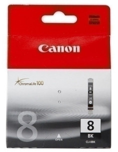 CARTUCHO INKJET CANON CLI8BK DEPTINTNEGRA IP400050006000 0620B001AA