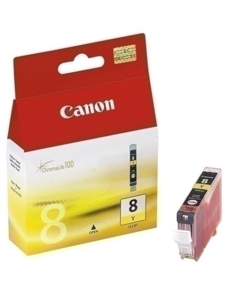 CARTUCHO INKJET CANON CLI8Y DEPTINTAMARILLA IP3000400050006000 0623B001AA