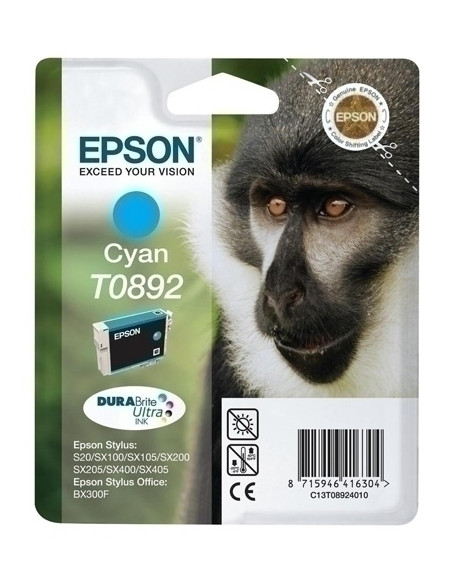 CARTUCHO INKJET EPSON T089240 STYLUS S20 SX205405 CIAN