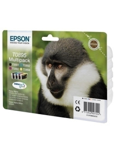 CARTUCHO INKJET EPSON T089540 STYLUS S2021 SX105100205405 OFFICE BX300F SX115215415 MULTIPACK T089140-T089240-T089340-T089440