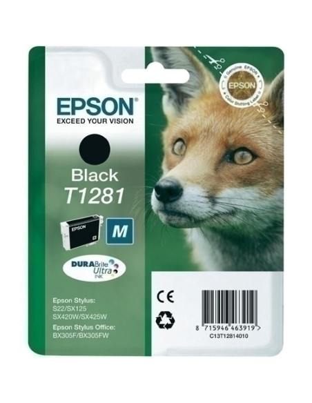 CARTUCHO INKJET EPSON T128140 STYLUS S22 SX125420W425W OFFICE BX305F305FW NEGRO