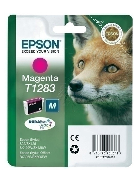 CARTUCHO INKJET EPSON T128340 STYLUS S22 SX125420W425W OFFICE BX305F305FW MAGENTA