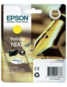 CARTUCHO INKJET EPSON T163440 N16XL WF-2010W2510WF2520NF2530WF2540WF AMARILLO 65 ml