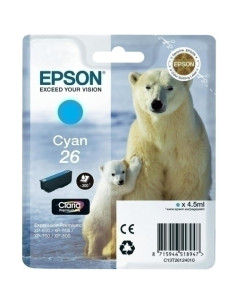 CARTUCHO INKJET EPSON T261240 N26 XP-760XP-860 XP-510XP-520XP-615XP-625XP-710XP-720XP-810XP-820 CIAN 300 PAGINAS