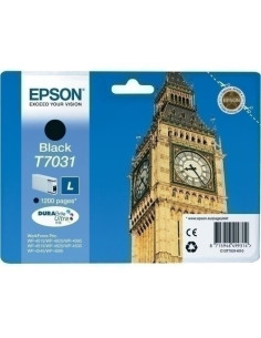 CARTUCHO INKJET EPSON T703140 WORKFORCE PRO WP- 400045004545DTWF4525DNF4015DN4015DN NEGRO 1200 PAGINAS