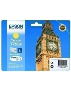 CARTUCHO INKJET EPSON T703440 WORKFORCE PRO WP-400045004545DTWF4525DNF AMARILLO 800 PAGINAS