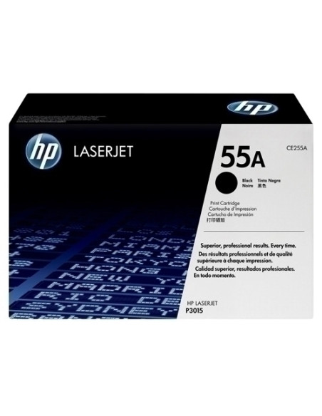 TONER HP N 55A CE255A LASERJET P3011P3015  NEGRO 6000 PÁG
