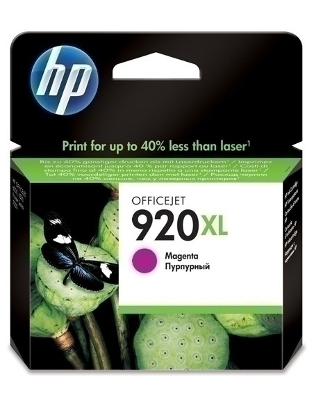 CARTUCHO INKJET HP CD973AE N920XL OFFICEJET 92060006500 MAGENTA 700 PÁG