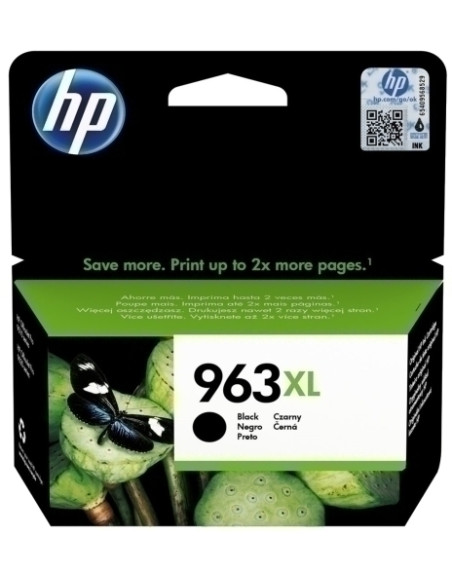 CARTUCHO INKJET HP 3JA30AE N963XL OFFICEJET PRO 901090129013901490159016 PREMIER 9020902290239025 NEGRO 2000 PÁG