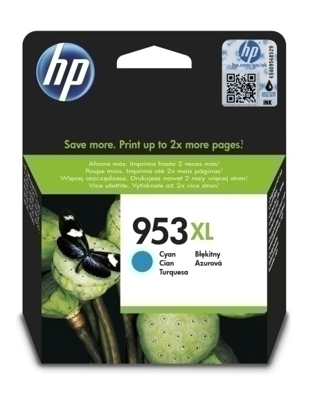 CARTUCHO INKJET HP F6U16AE N953XL OFFICEJET PRO 82188710871587208725873087408745 CIAN 20ML
