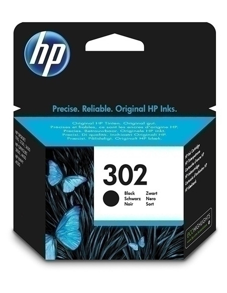 CARTUCHO INKJET HP F6U66AE  N302 DESKTOP 101021303630 ENVY 45204522 OFFICEJET 383038344650 NEGRO 190 PÁG