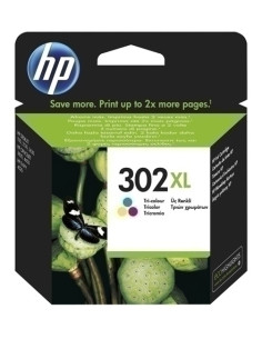 CARTUCHO INKJET HP F6U67AE N302XL DESKTOP 101021303630 ENVY 45204522 OFFICEJET 383038344650 TRICOLOR 330 PÁG