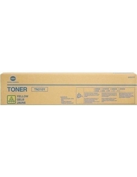TONER MINOLTA-QMS TN210Y BIZHUB C250C250PC252 AMARILLO 12000 PÁG
