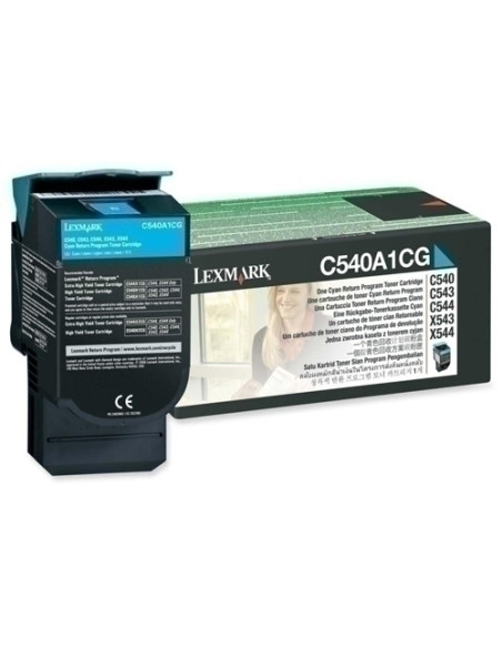 TONER LEXMARK C540A1CG C540543544X543544 CIAN 1000 PÁG